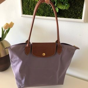 Longchamp lepliage bag authentic lilac